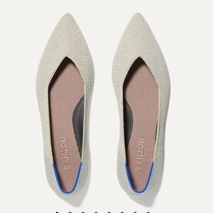 NWOB Rothy's The Point II Flats in Diamond Twill - 7.5